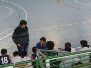 Matteo al torneo "La Befana gioca a basket" (ed. 2014)